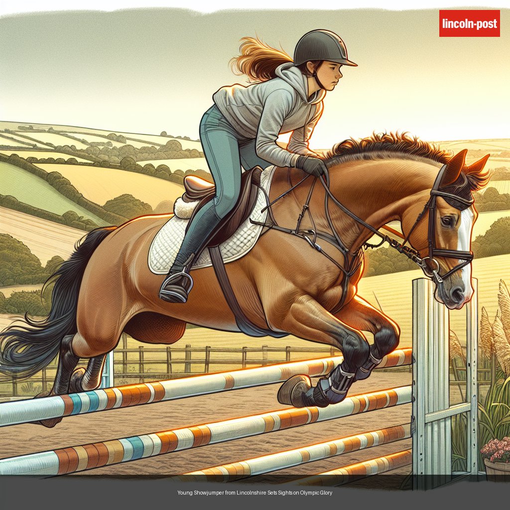 Young Showjumper from Lincolnshire Sets Sights on Olympic Glory