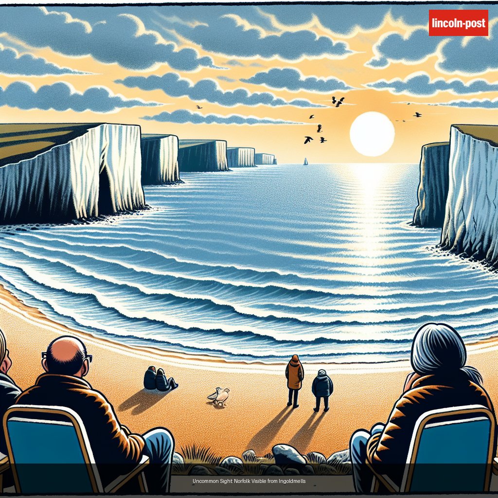 Uncommon Sight: Norfolk Visible from Ingoldmells