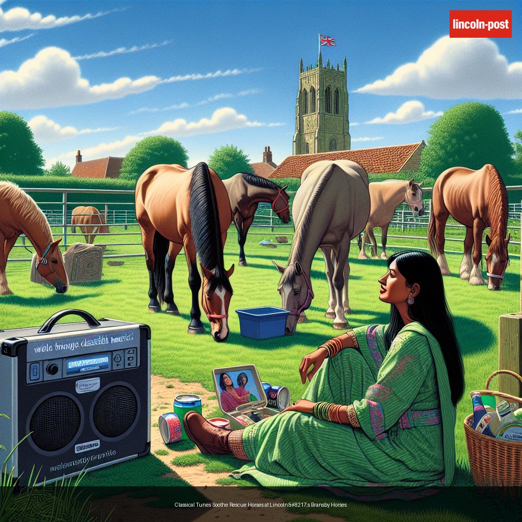 Classical Tunes Soothe Rescue Horses at Lincoln’s Bransby Horses