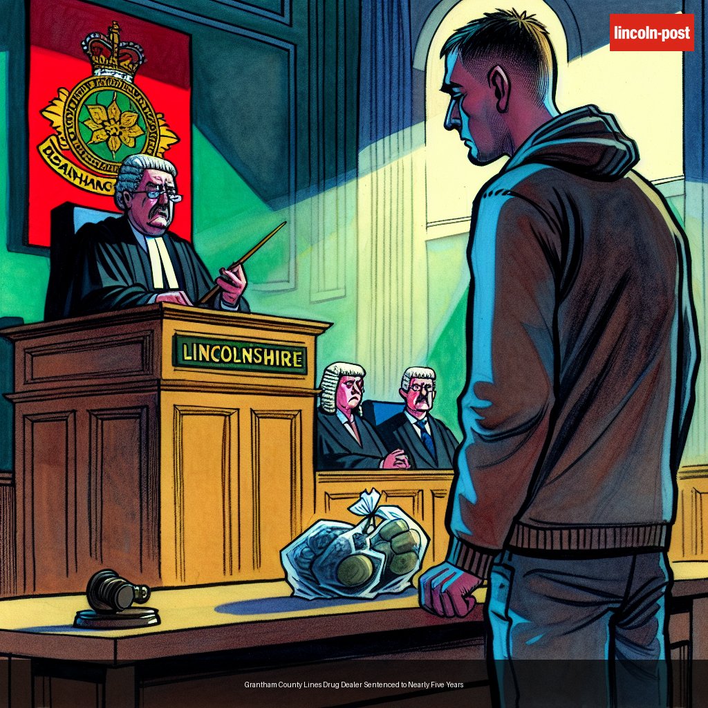 Grantham County Lines Drug Dealer Sentenced to Nearly Five Years