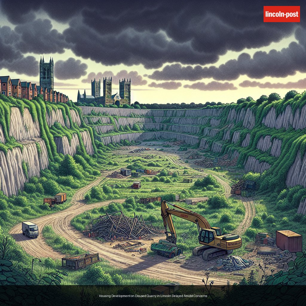 Housing Development on Disused Quarry in Lincoln Delayed Amidst Concerns