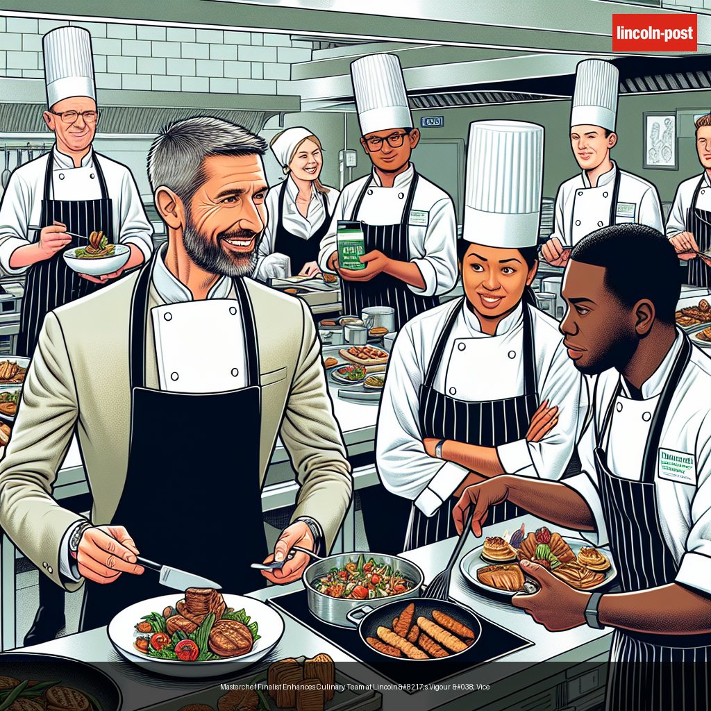 Masterchef Finalist Enhances Culinary Team at Lincoln’s Vigour & Vice