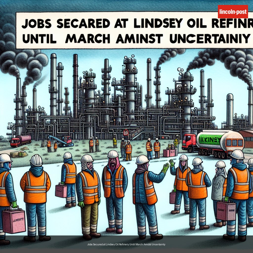Jobs Secured at Lindsey Oil Refinery Until March Amidst Uncertainty