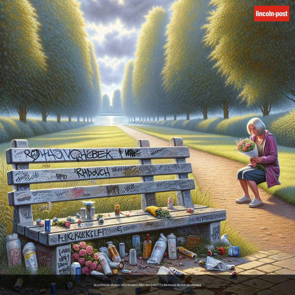 Scunthorpe Mother Heartbroken After Son’s Memorial Bench Vandalised