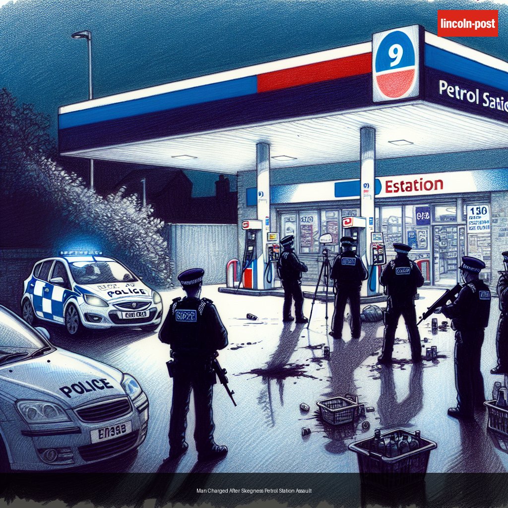 Man Charged After Skegness Petrol Station Assault
