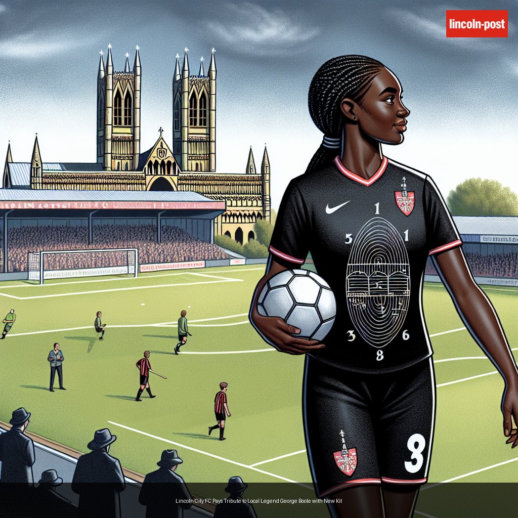 Lincoln City FC Pays Tribute to Local Legend George Boole with New Kit