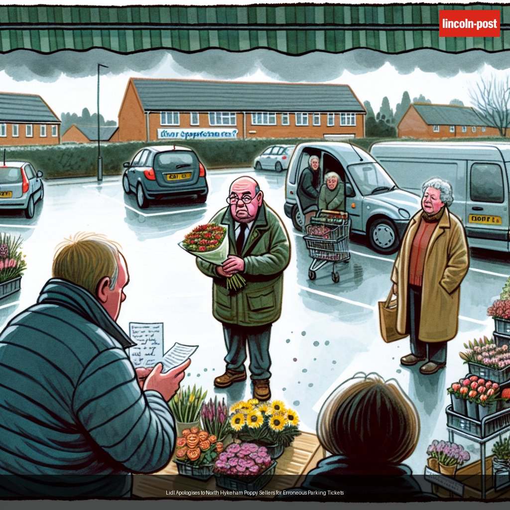 Lidl Apologises to North Hykeham Poppy Sellers for Erroneous Parking Tickets