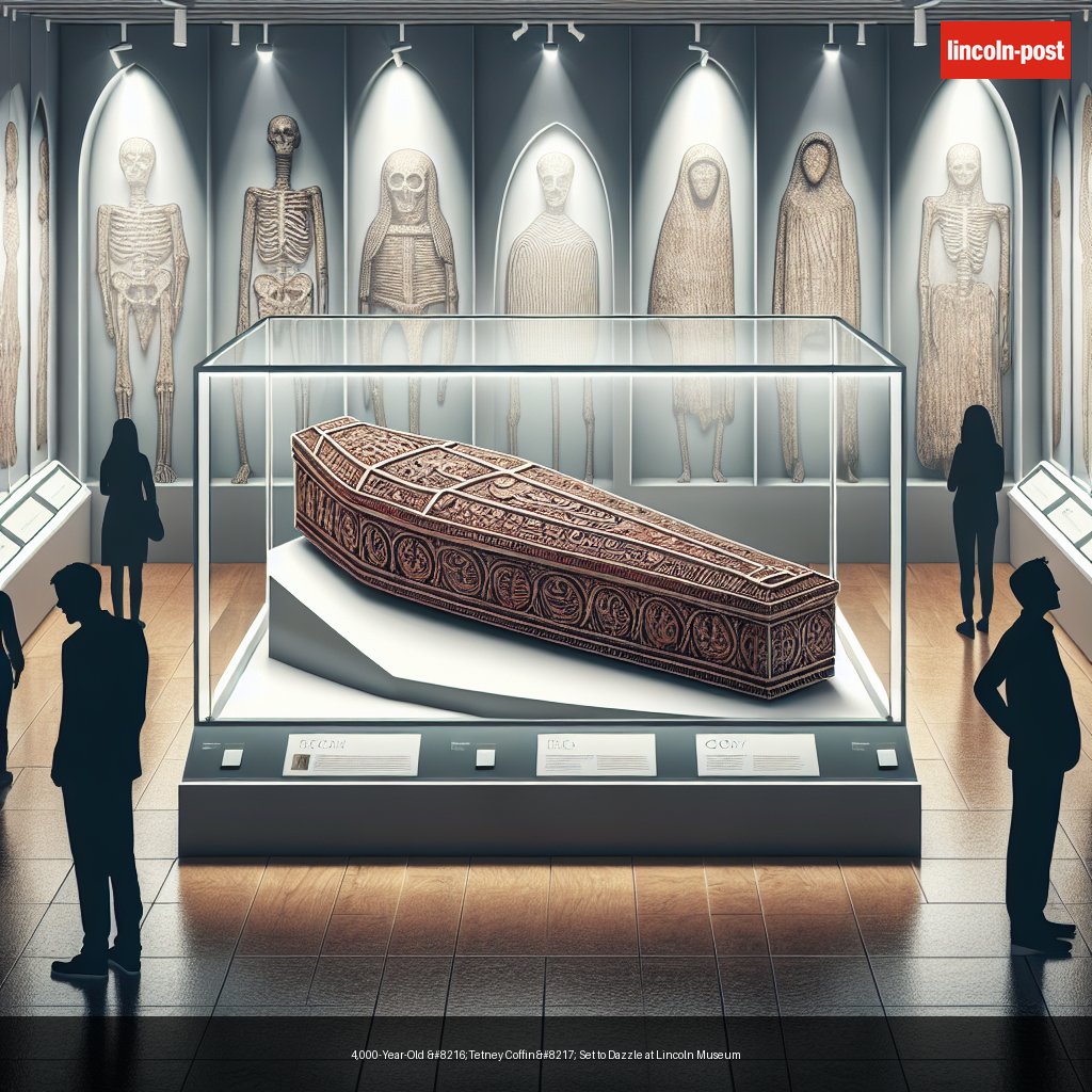 4,000-Year-Old ‘Tetney Coffin’ Set to Dazzle at Lincoln Museum
