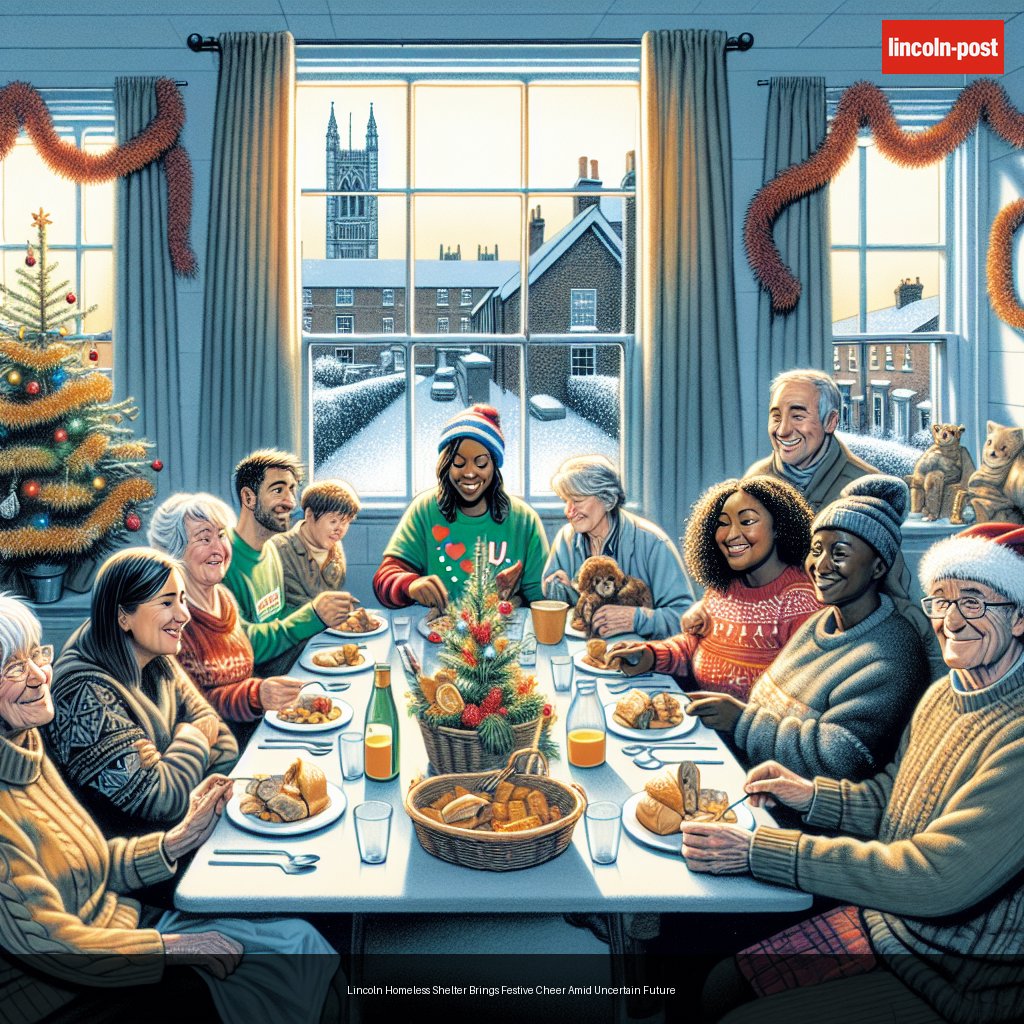 Lincoln Homeless Shelter Brings Festive Cheer Amid Uncertain Future