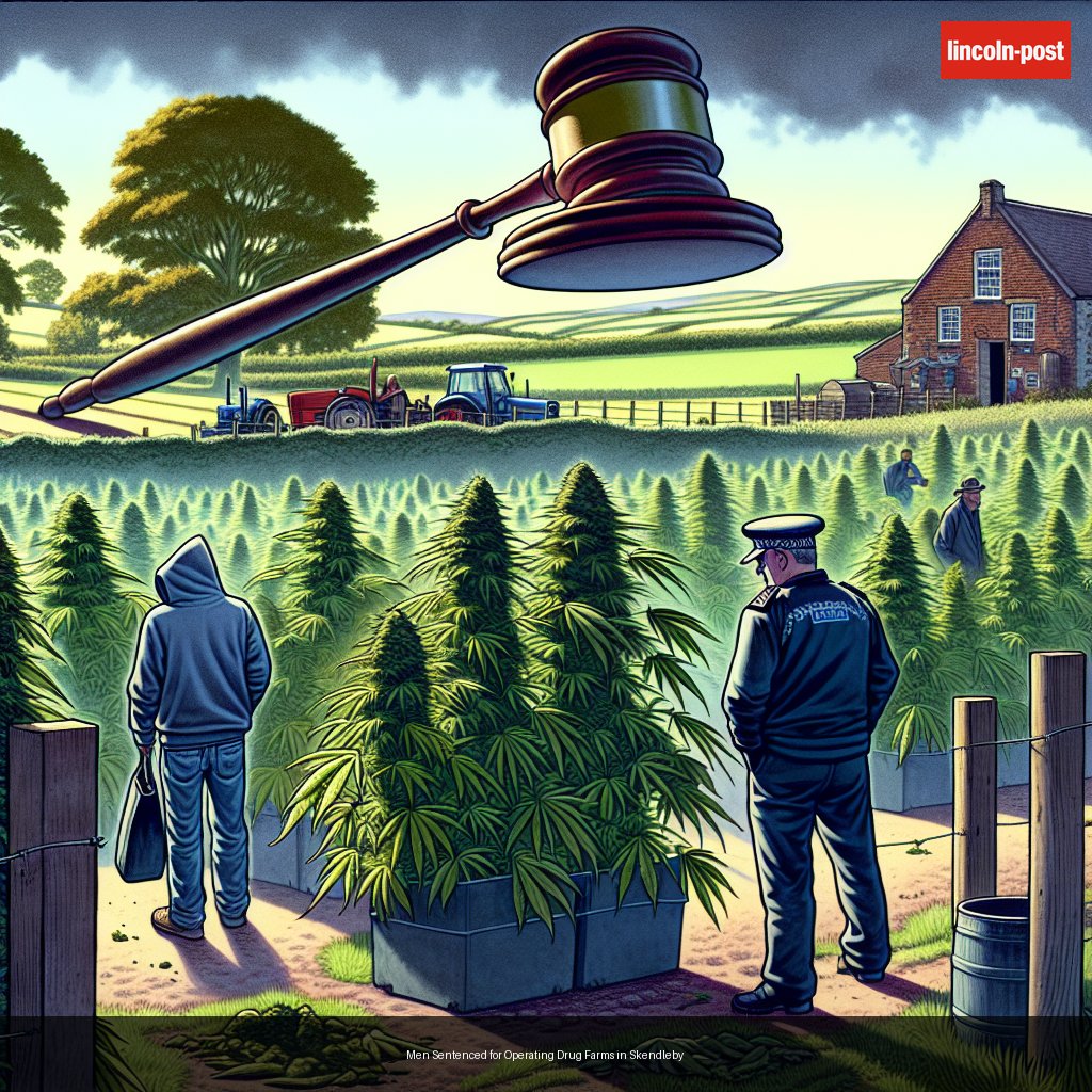 Men Sentenced for Operating Drug Farms in Skendleby