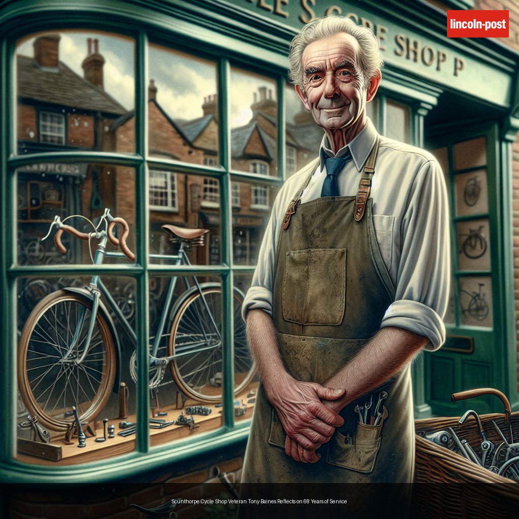 Scunthorpe Cycle Shop Veteran Tony Baines Reflects on 68 Years of Service