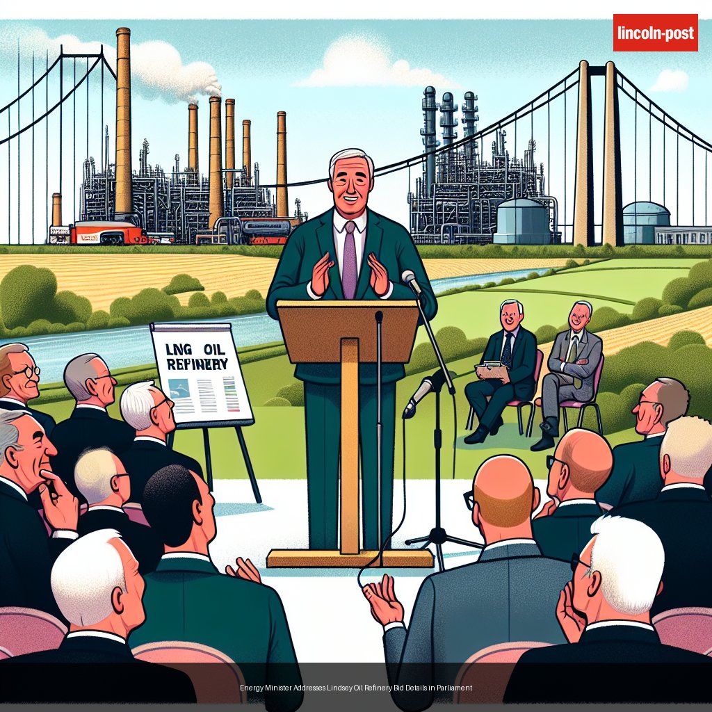 Energy Minister Addresses Lindsey Oil Refinery Bid Details in Parliament