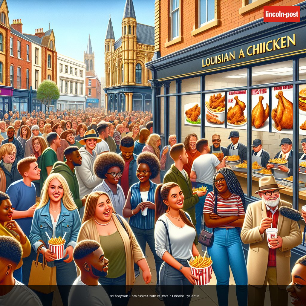 First Popeyes in Lincolnshire Opens Its Doors in Lincoln City Centre