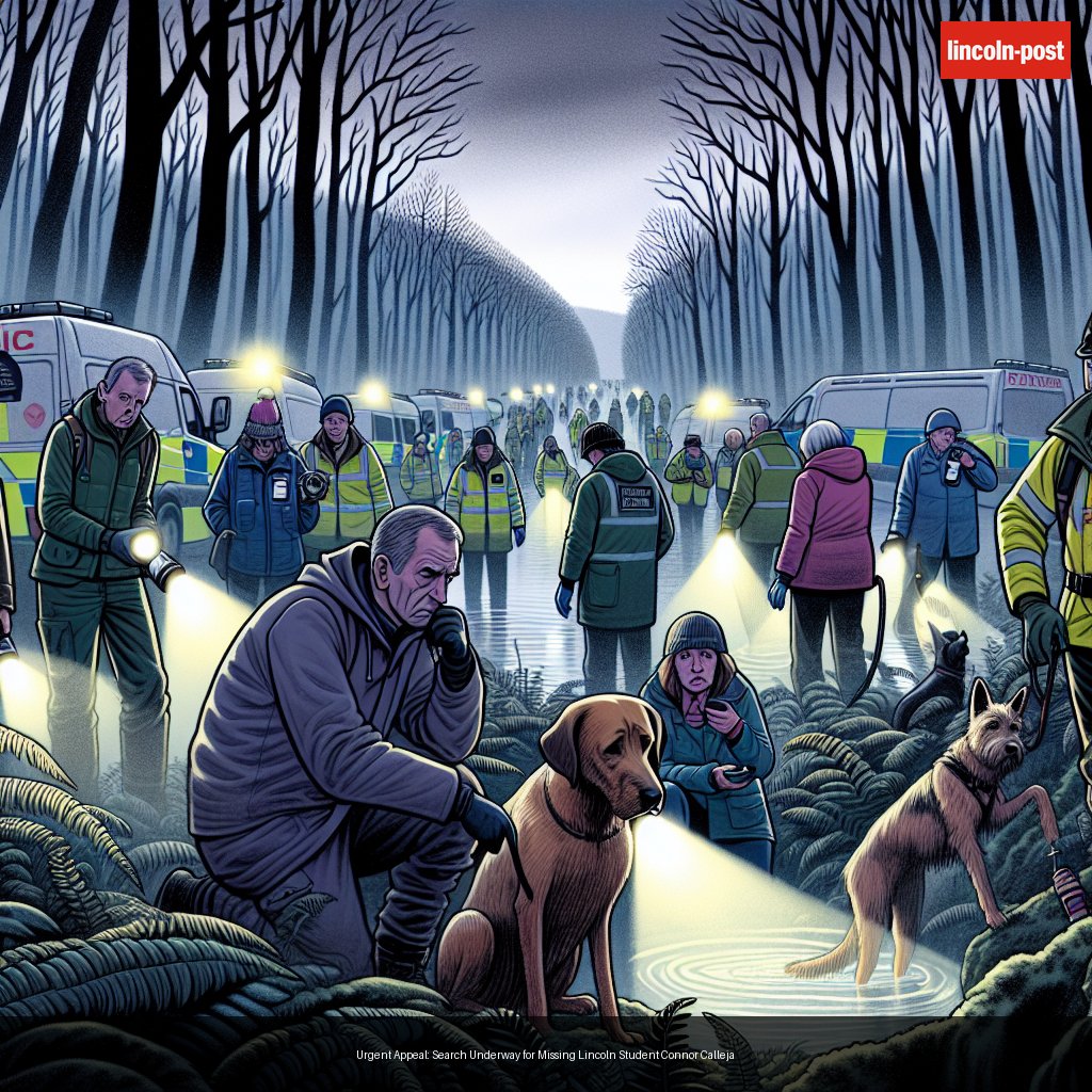 Urgent Appeal: Search Underway for Missing Lincoln Student Connor Calleja