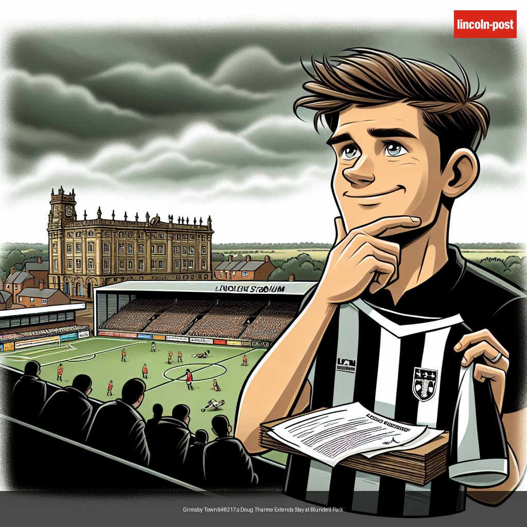 Grimsby Town’s Doug Tharme Extends Stay at Blundell Park