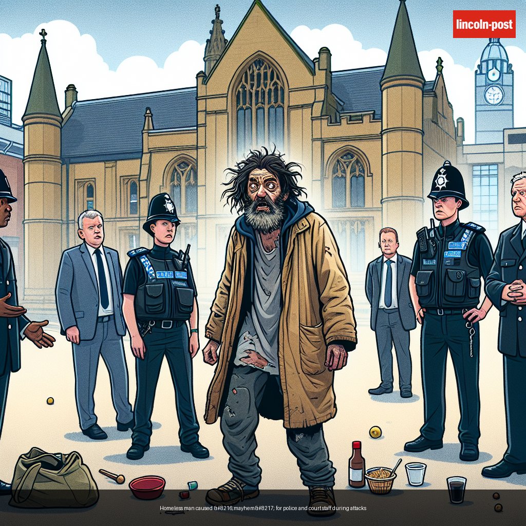 Homeless man caused ‘mayhem’ for police and court staff during attacks