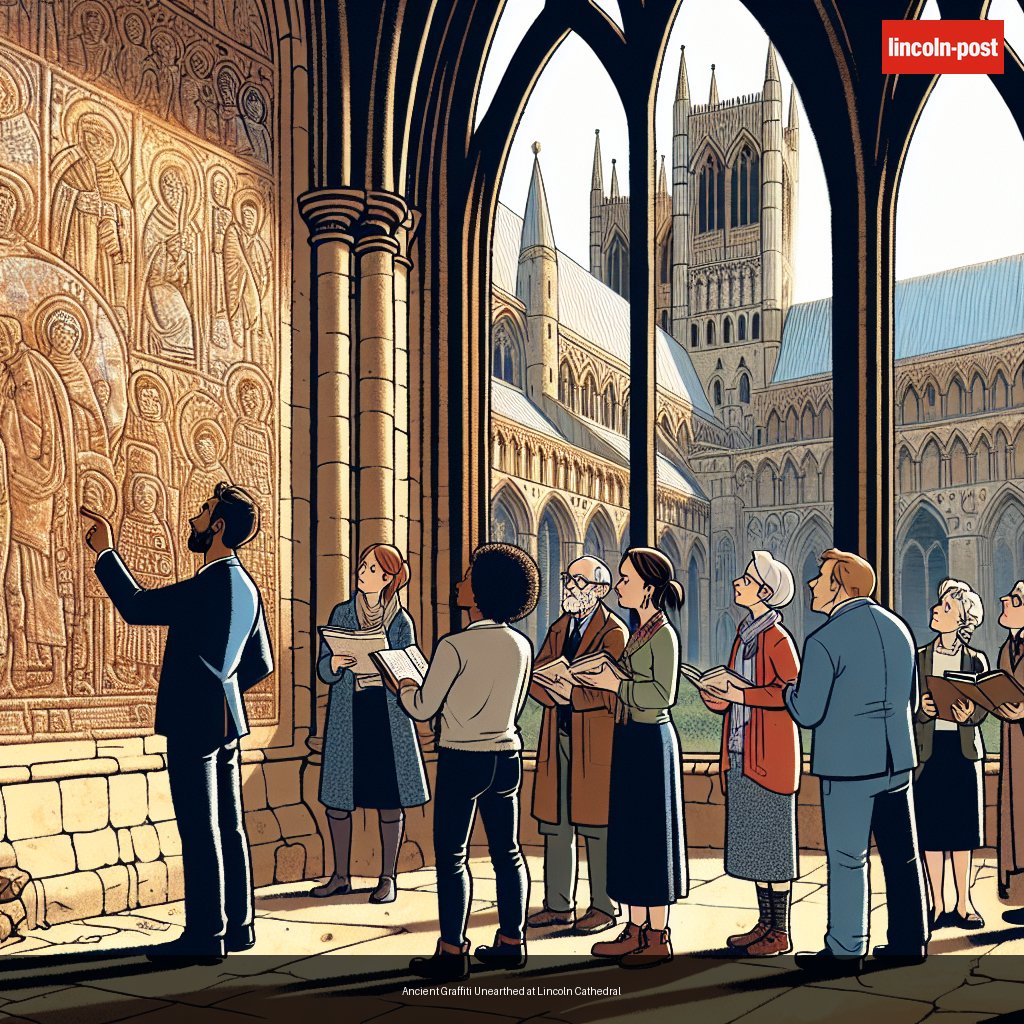 Ancient Graffiti Unearthed at Lincoln Cathedral