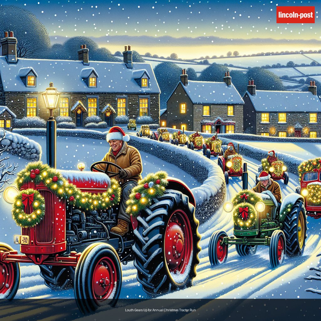 Louth Gears Up for Annual Christmas Tractor Run