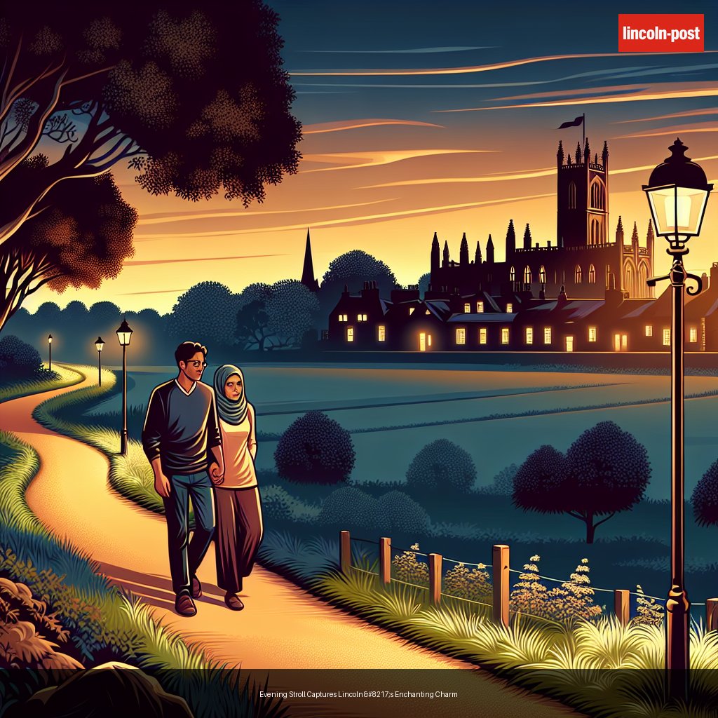 Evening Stroll Captures Lincoln’s Enchanting Charm