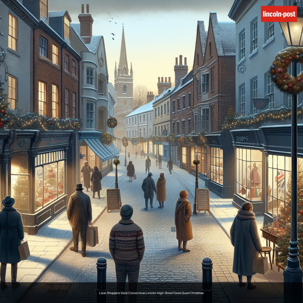 Local Shoppers Voice Concerns as Lincoln High Street Faces Quiet Christmas