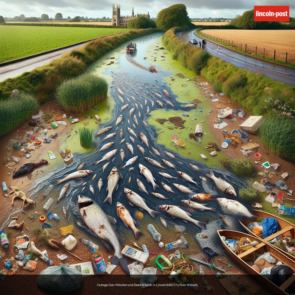 Outrage Over Pollution and Dead Wildlife in Lincoln’s River Witham