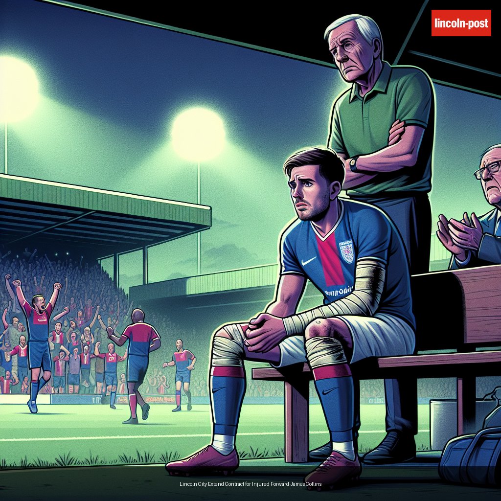 Lincoln City Extend Contract for Injured Forward James Collins