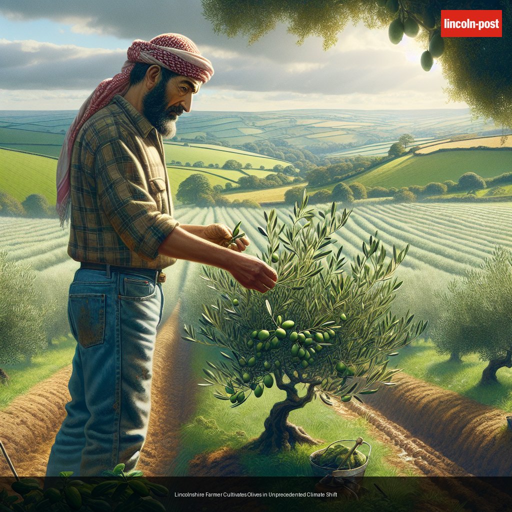 Lincolnshire Farmer Cultivates Olives in Unprecedented Climate Shift
