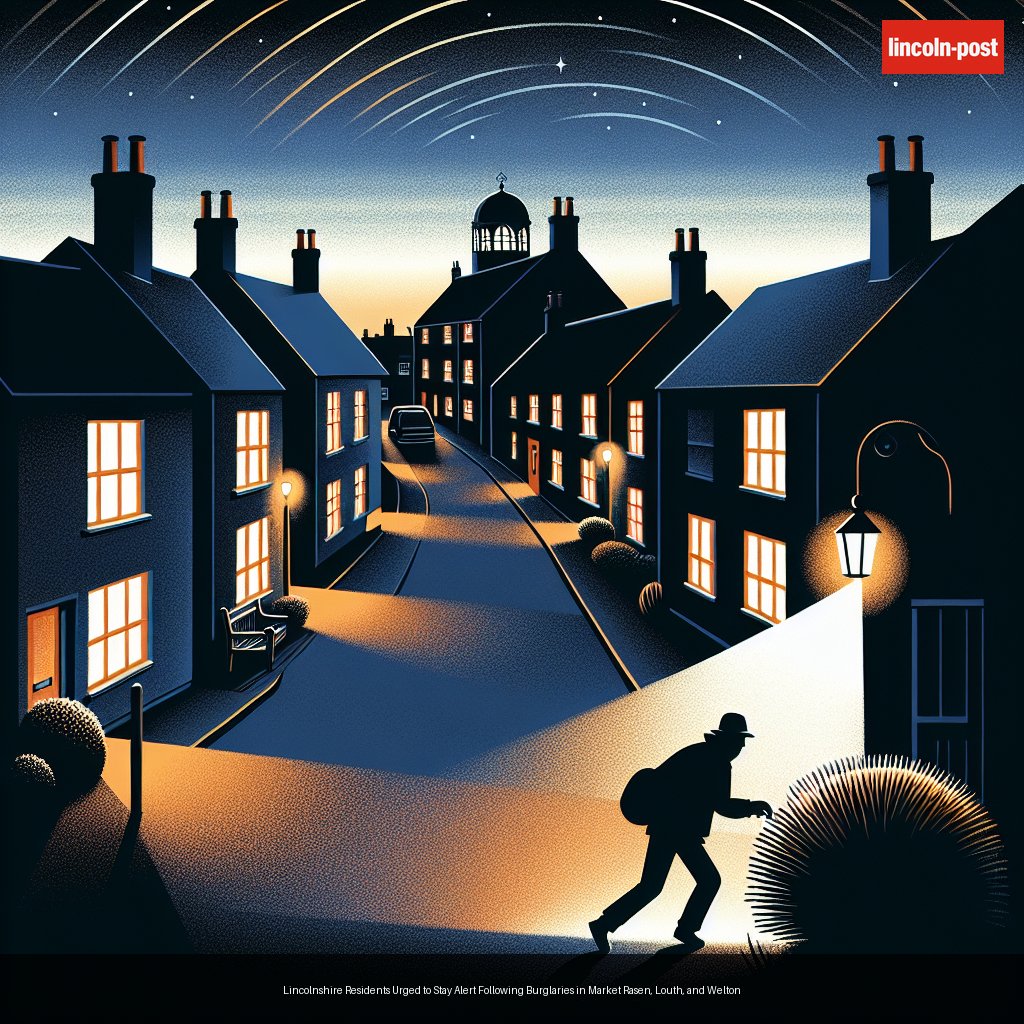 Lincolnshire Residents Urged to Stay Alert Following Burglaries in Market Rasen, Louth, and Welton