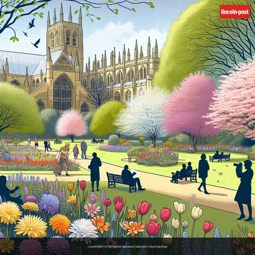 Lincoln’s Springtime Splendour Captured in Stunning Snap