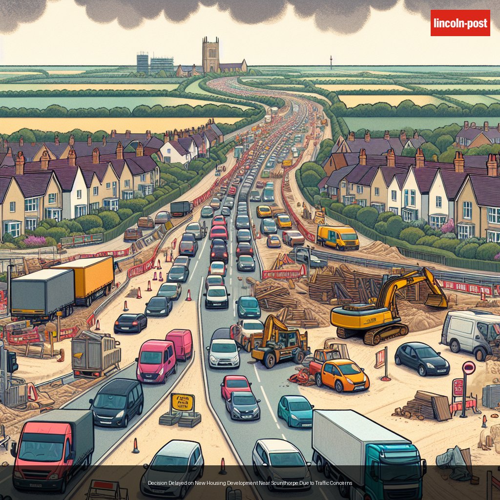 Decision Delayed on New Housing Development Near Scunthorpe Due to Traffic Concerns