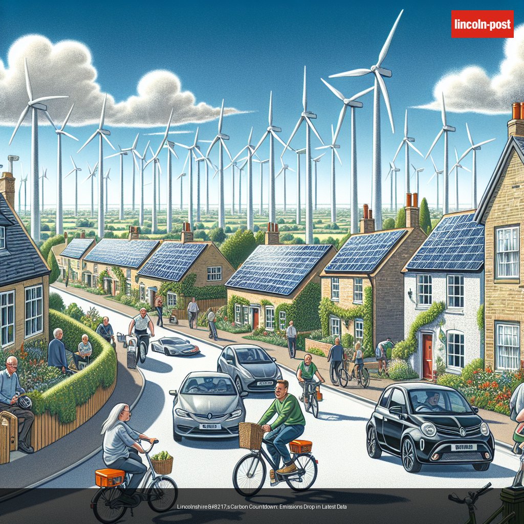 Lincolnshire’s Carbon Countdown: Emissions Drop in Latest Data