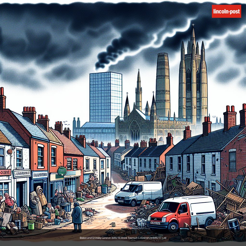 Boston and Grimsby Land on ‘Worst Towns in Lincolnshire’ List
