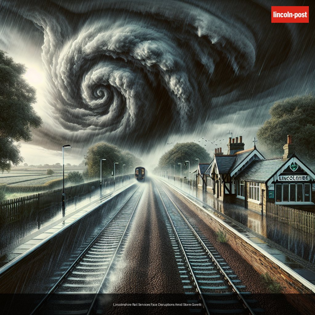 Lincolnshire Rail Services Face Disruptions Amid Storm Goretti