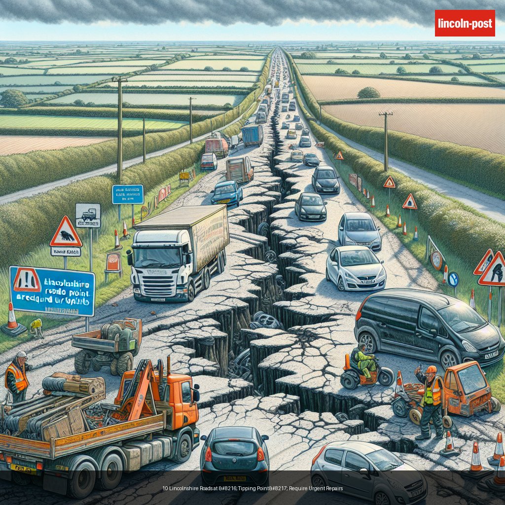 10 Lincolnshire Roads at ‘Tipping Point’ Require Urgent Repairs