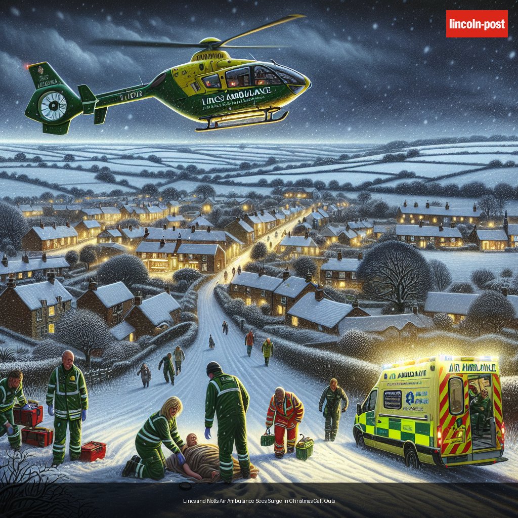 Lincs and Notts Air Ambulance Sees Surge in Christmas Call-Outs