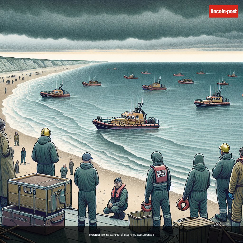 Search for Missing Swimmer off Skegness Coast Suspended