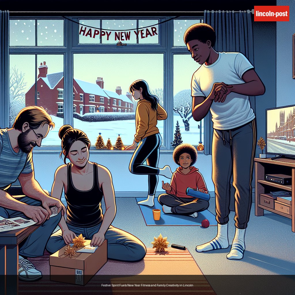 Festive Spirit Fuels New Year Fitness and Family Creativity in Lincoln