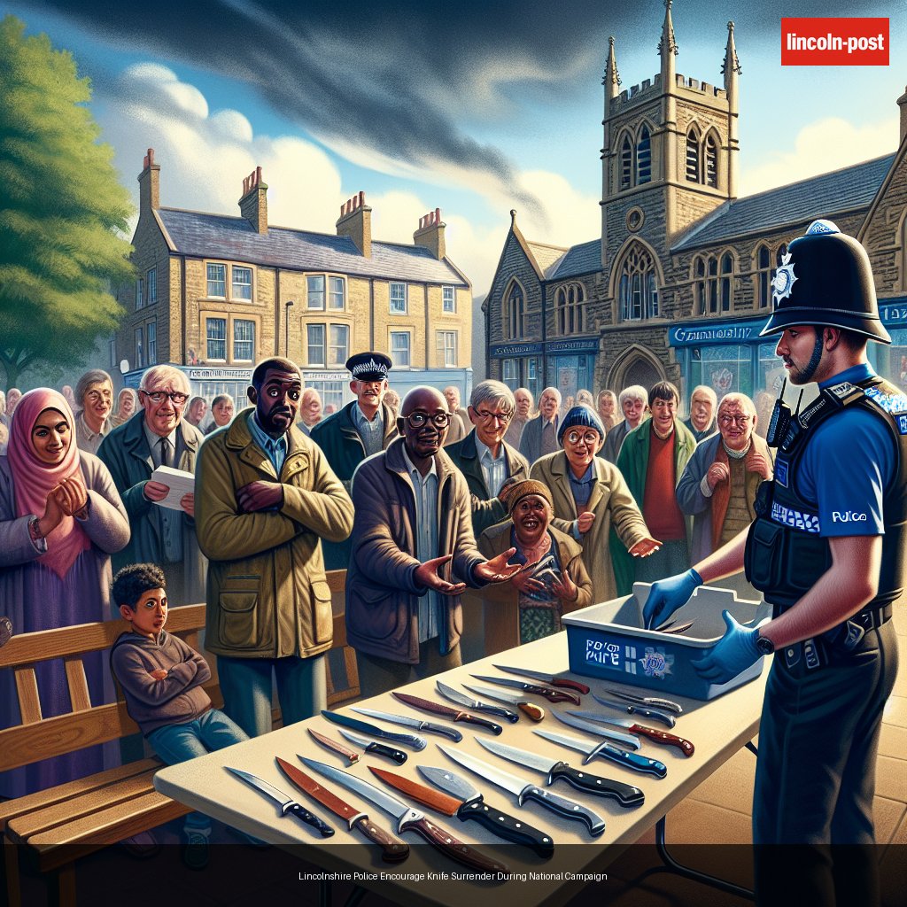 Lincolnshire Police Encourage Knife Surrender During National Campaign