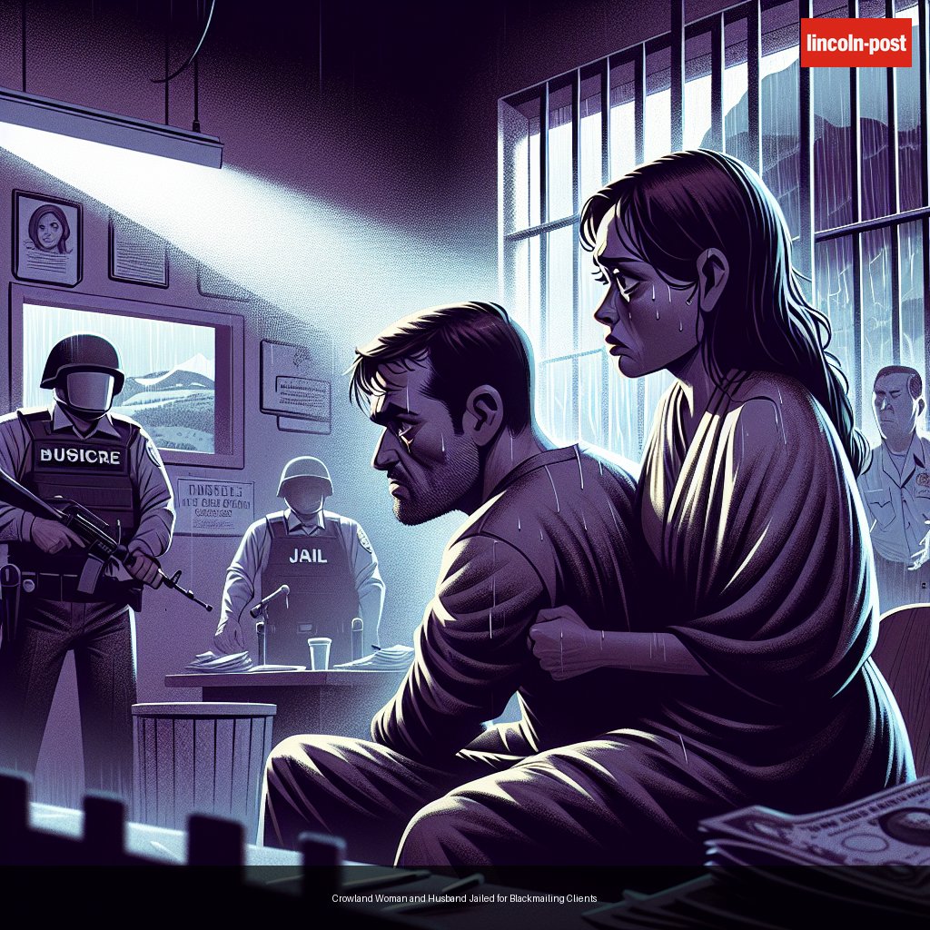 Crowland Woman and Husband Jailed for Blackmailing Clients