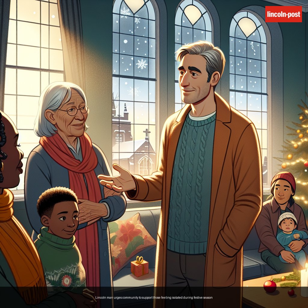 Lincoln man urges community to support those feeling isolated during festive season