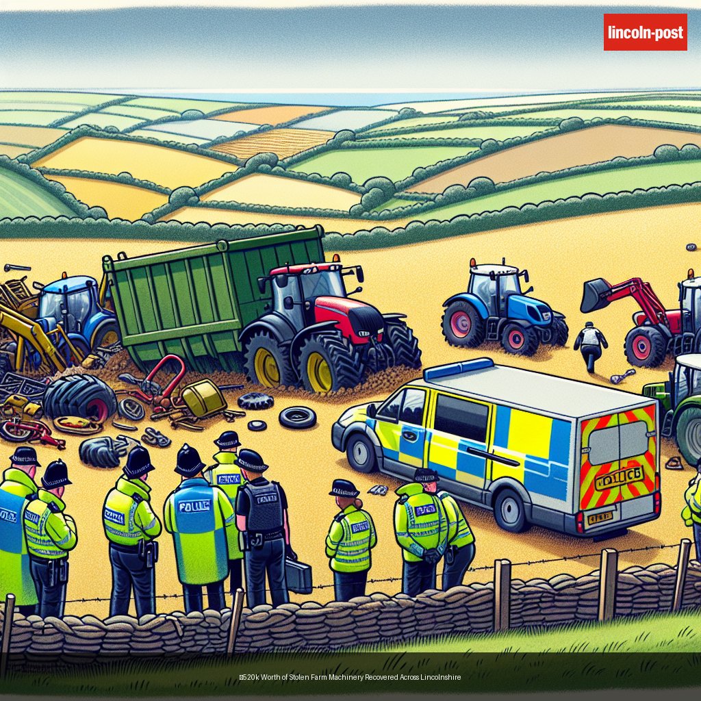 £520k Worth of Stolen Farm Machinery Recovered Across Lincolnshire