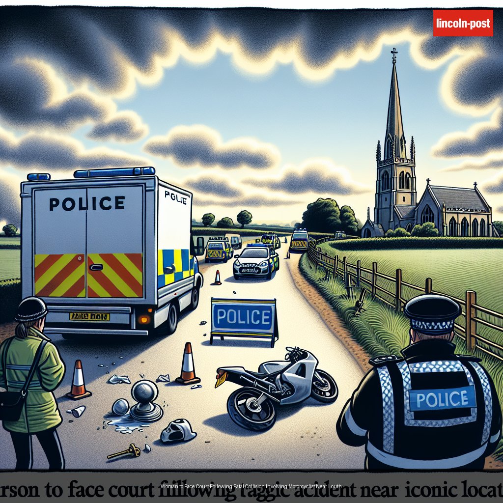 Woman to Face Court Following Fatal Collision Involving Motorcyclist Near Louth