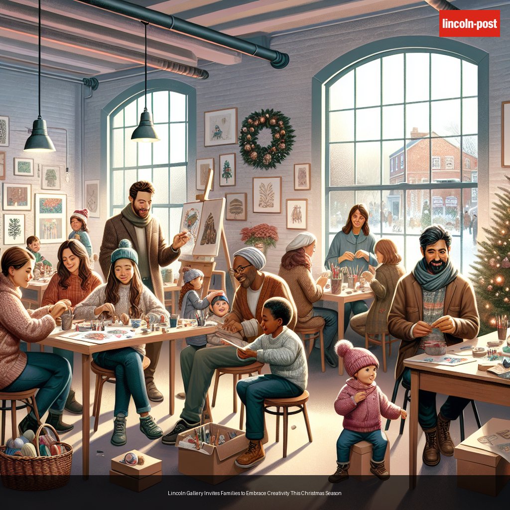 Lincoln Gallery Invites Families to Embrace Creativity This Christmas Season