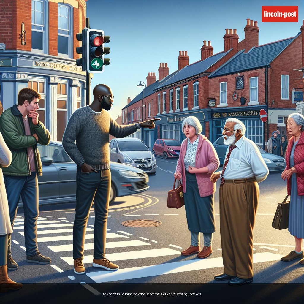 Residents in Scunthorpe Voice Concerns Over Zebra Crossing Locations