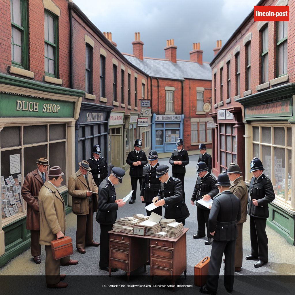 Four Arrested in Crackdown on Cash Businesses Across Lincolnshire