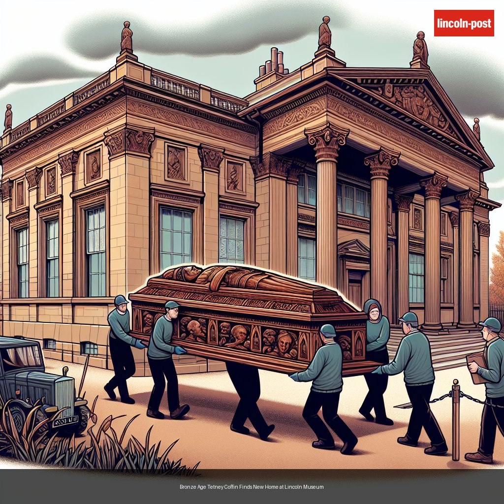 Bronze Age Tetney Coffin Finds New Home at Lincoln Museum