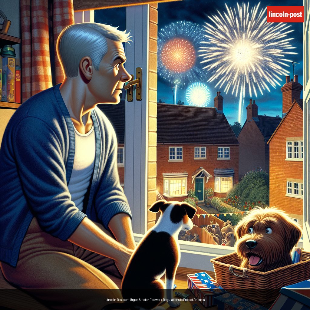 Lincoln Resident Urges Stricter Firework Regulations to Protect Animals