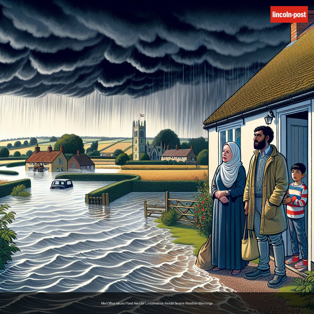 Met Office Issues Flood Alert for Lincolnshire Amidst Severe Weather Warnings