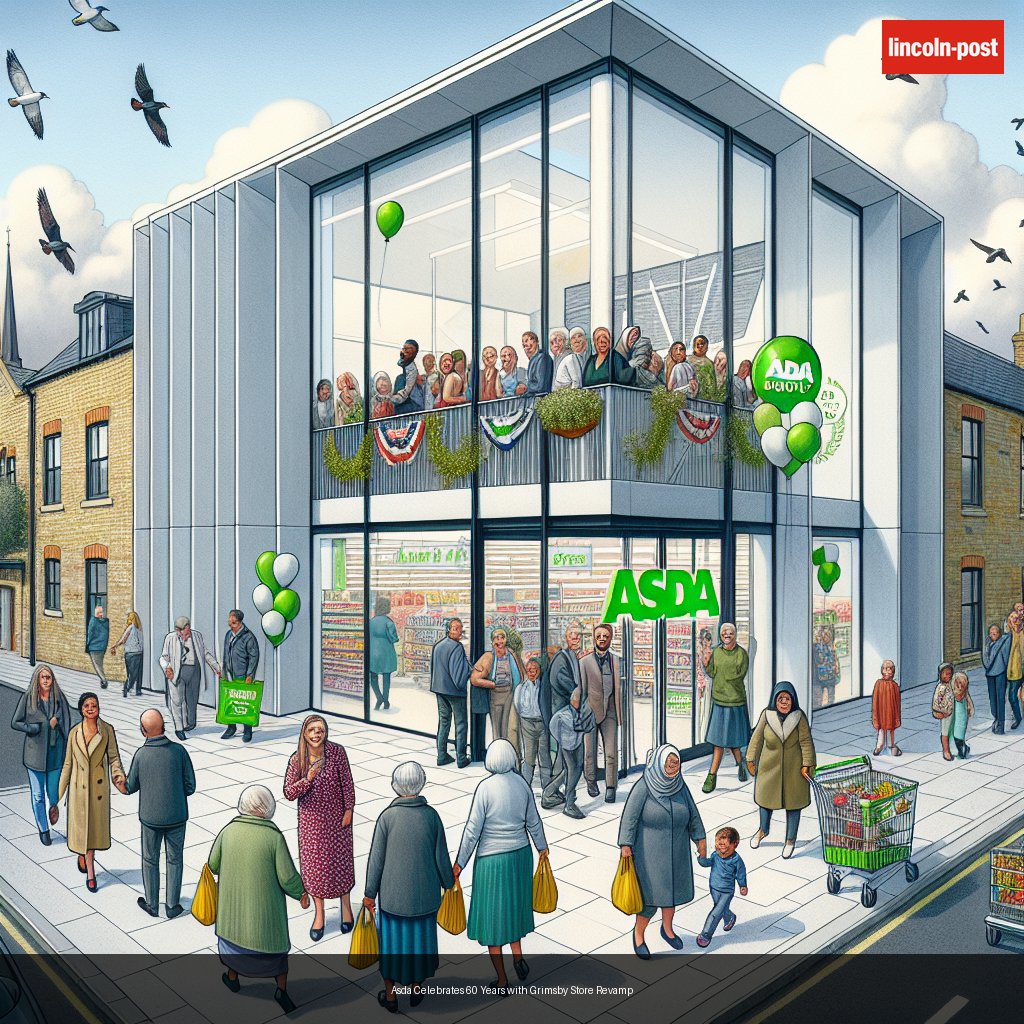 Asda Celebrates 60 Years with Grimsby Store Revamp