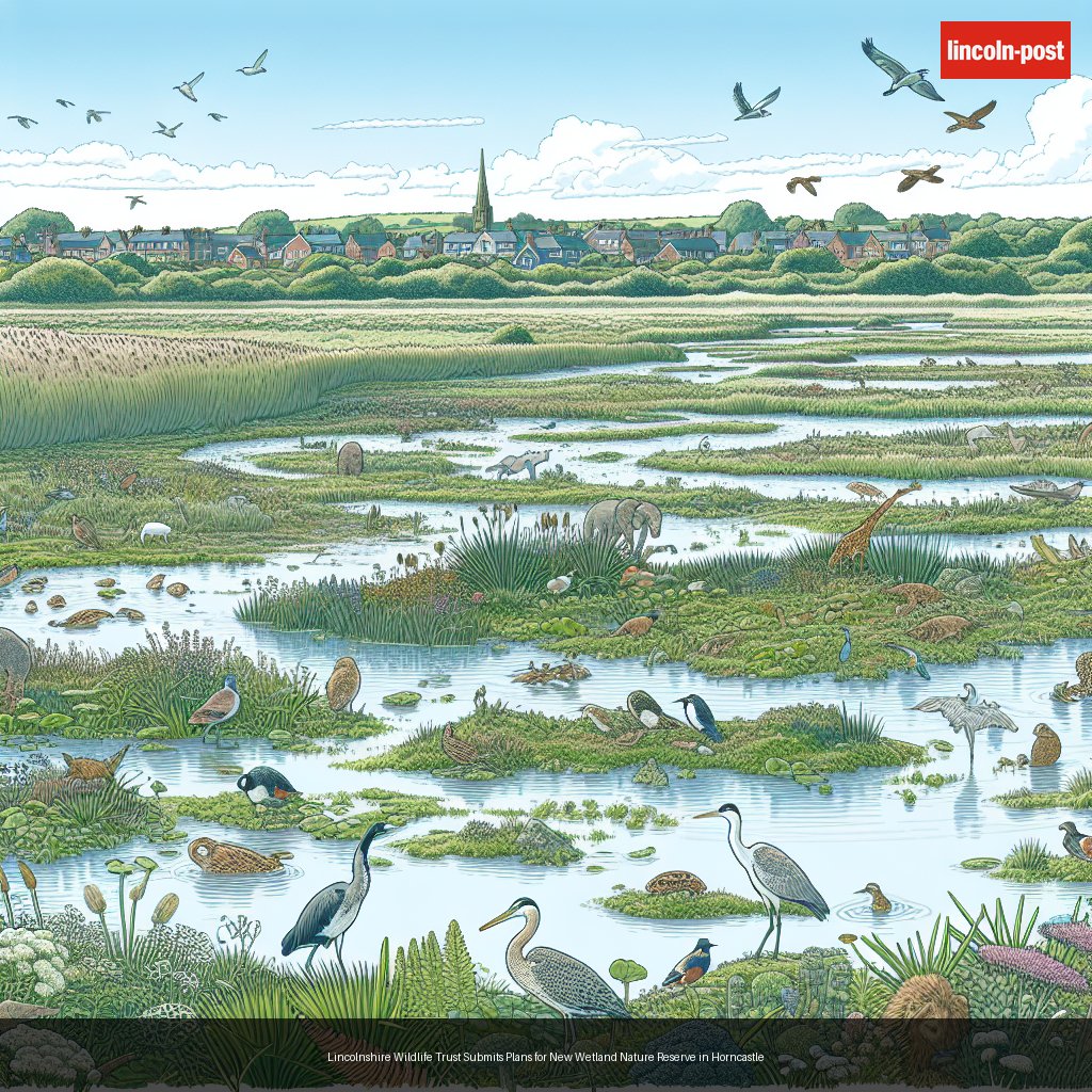 Lincolnshire Wildlife Trust Submits Plans for New Wetland Nature Reserve in Horncastle